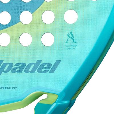 Ракетка для падел Bullpadel Flow Woman Turquoise/Neon Yellow (2025)