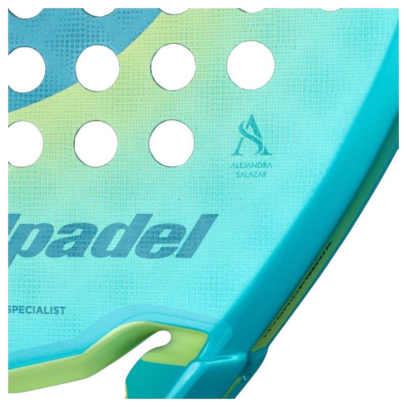 Ракетка для падел Bullpadel Flow Woman Turquoise/Neon Yellow (2025)