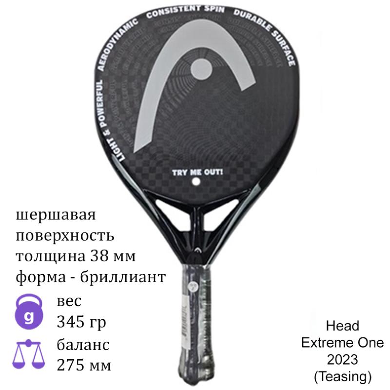 Ракетка для падел Head Extreme One 2023 (Teasing)