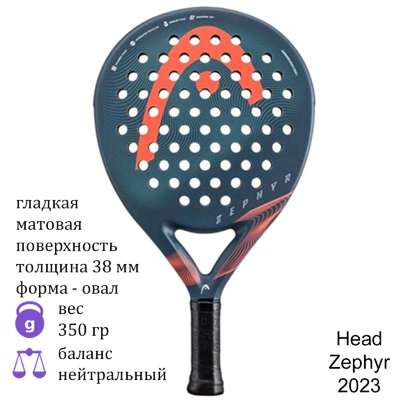 Ракетка для падел Head Zephyr 2023