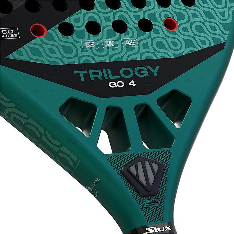 Ракетка для падел Siux Trilogy Go 4 Dark Green/Black