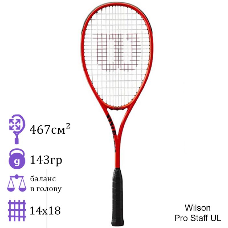 Ракетка для сквоша Wilson Pro Staff UL