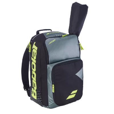 Рюкзак Babolat Pure Aero Metallic Grey/Black/Fluo Yellow
