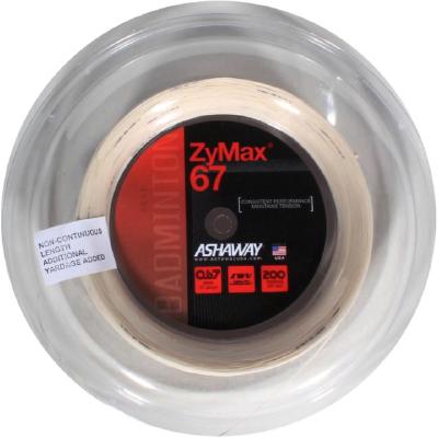 Струна для бадминтона Ashaway ZyMax 67 White 200 метров