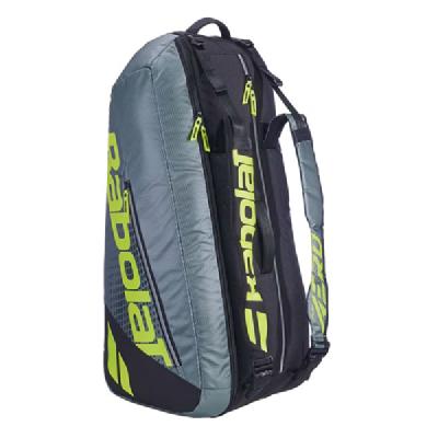 Сумка Babolat Pure Aero X6 Metallic Grey/Black/Fluo Yellow