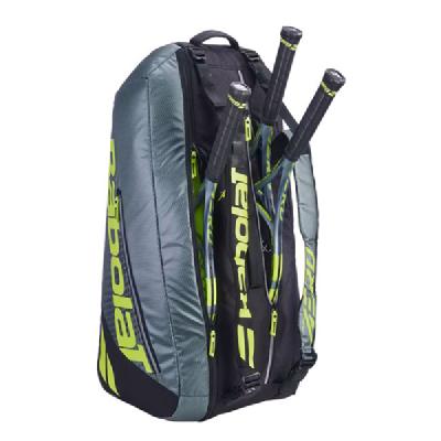 Сумка Babolat Pure Aero X6 Metallic Grey/Black/Fluo Yellow