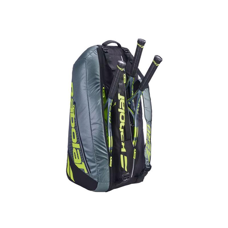 Сумка Babolat Pure Aero X6 Metallic Grey/Black/Fluo Yellow