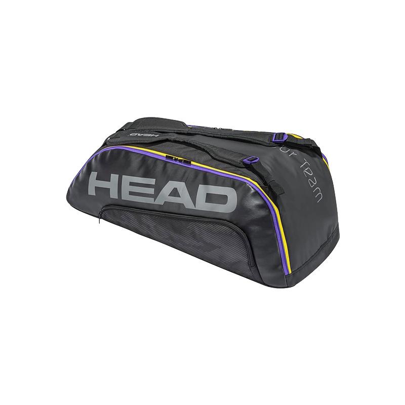 Сумка Head Tour Team 9R Supercombi 2021 (Черный/Фиолетовый/Желтый)