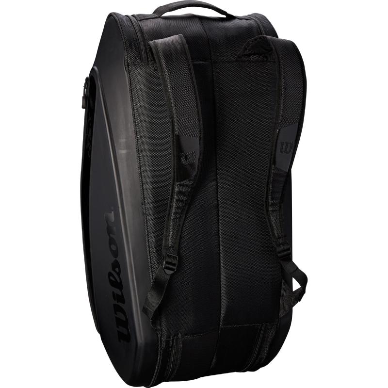 Теннисная сумка Wilson Federer DNA 12 Racket Bag 2019 Black на 12 ракеток