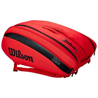 Теннисная сумка Wilson Federer DNA 12 Racket Bag 2020 Infrared