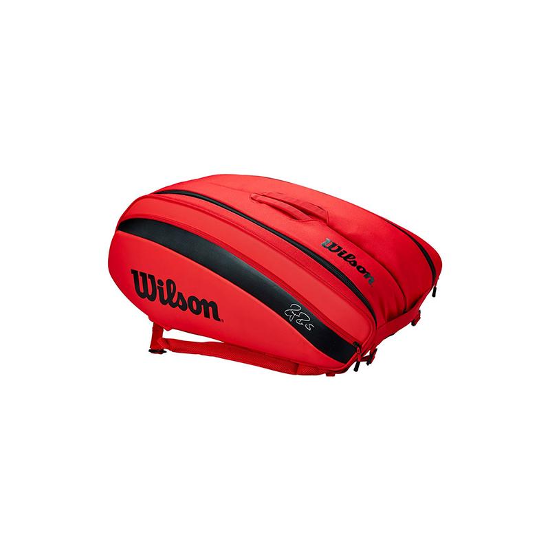 Теннисная сумка Wilson Federer DNA 12 Racket Bag 2020 Infrared