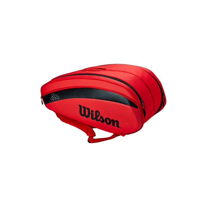 Теннисная сумка Wilson Federer DNA 12 Racket Bag 2020 Infrared
