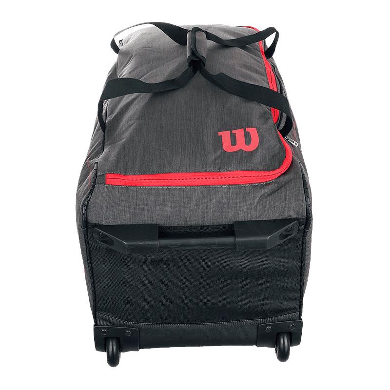 Сумка Wilson Traveler Wheeled Coach Duffel (Серый/Красный)