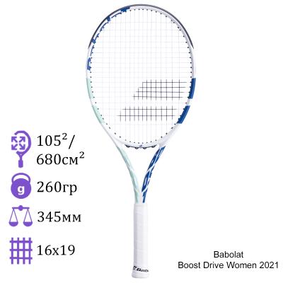 Теннисная ракетка Babolat Boost Drive Women 2021