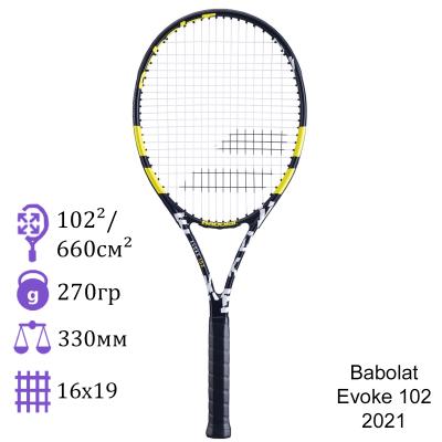 Теннисная ракетка Babolat Evoke 102 2021