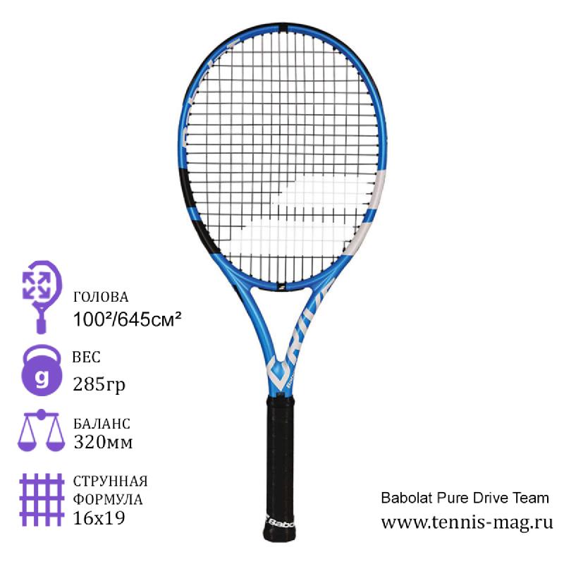 Теннисная ракетка Babolat Pure Drive Team 2018