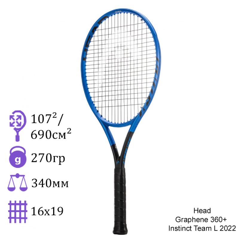Теннисная ракетка Head Graphene 360+ Instinct Team L 2022