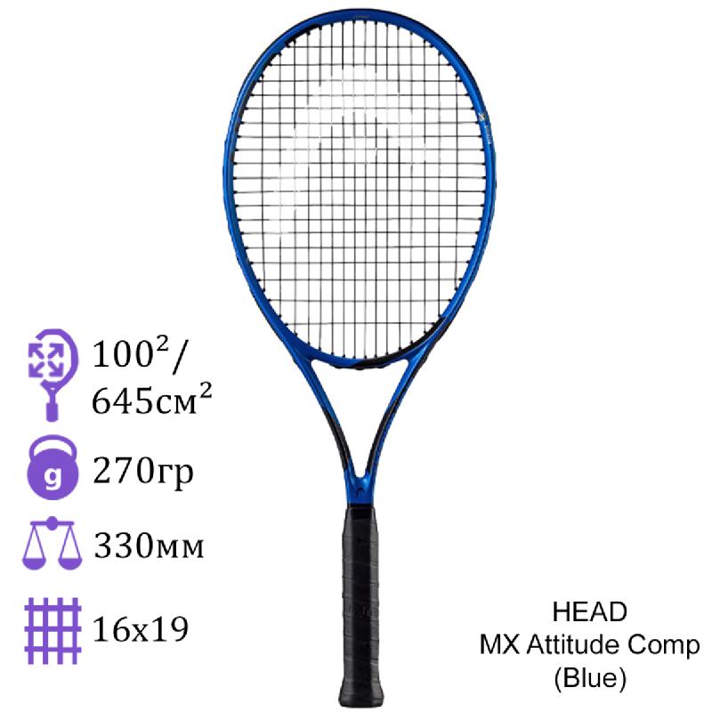 Теннисная ракетка Head MX Attitude Comp (Blue)