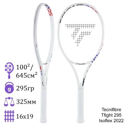 Теннисная ракетка Tecnifibre Tfight 295 Isoflex 2022