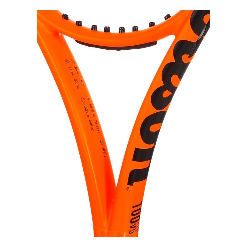 Теннисная ракетка Wilson Burn 100 V5.0 Neon Orange