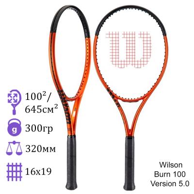 Теннисная ракетка Wilson Burn 100 V5.0