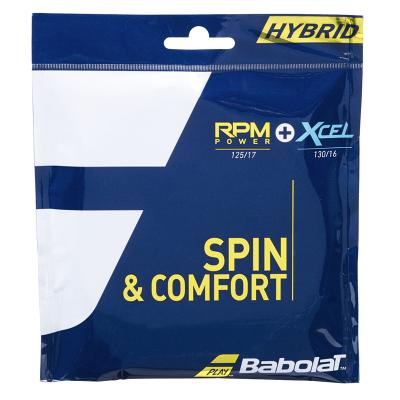 Теннисная струна Babolat Hybrid RPM Power 1.25 + Xcel 1.30 12 метров