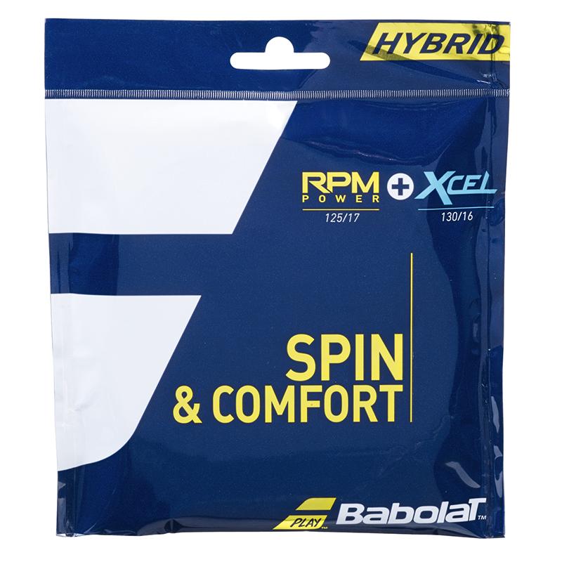 Теннисная струна Babolat Hybrid RPM Power 1.25 + Xcel 1.30 12 метров
