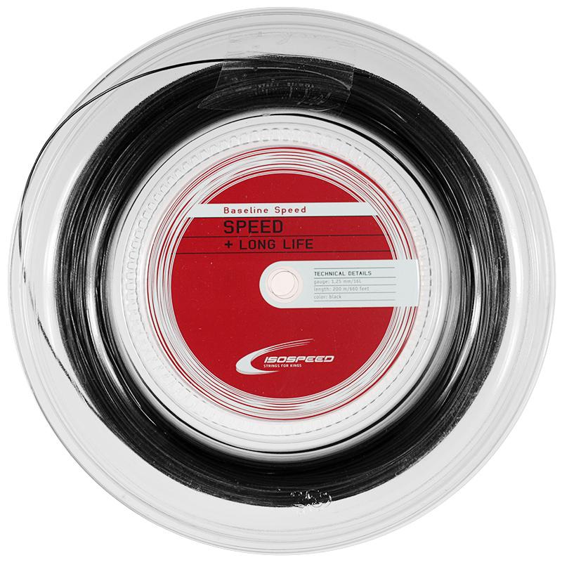 Теннисная струна Isospeed Baseline Control+Long Life Black 1,20 200 метров
