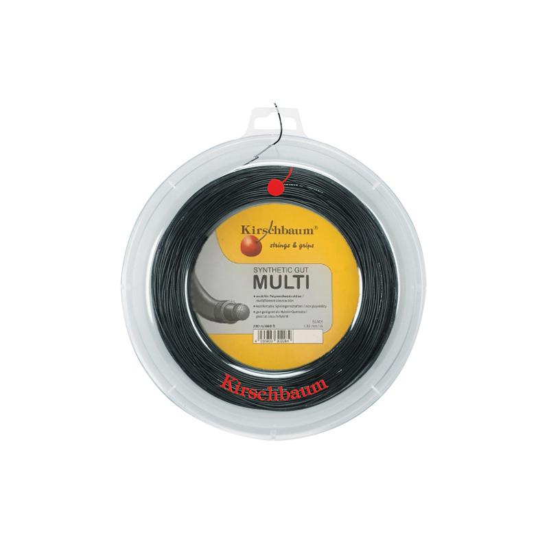 Теннисная струна Kirschbaum Synthetic Gut Multi Black 1,30 200 метров
