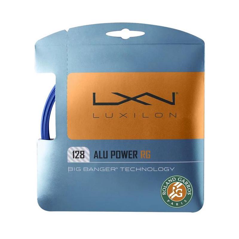 Теннисная струна Luxilon Alu Power Roland Garros Blue 1,28 12 метров