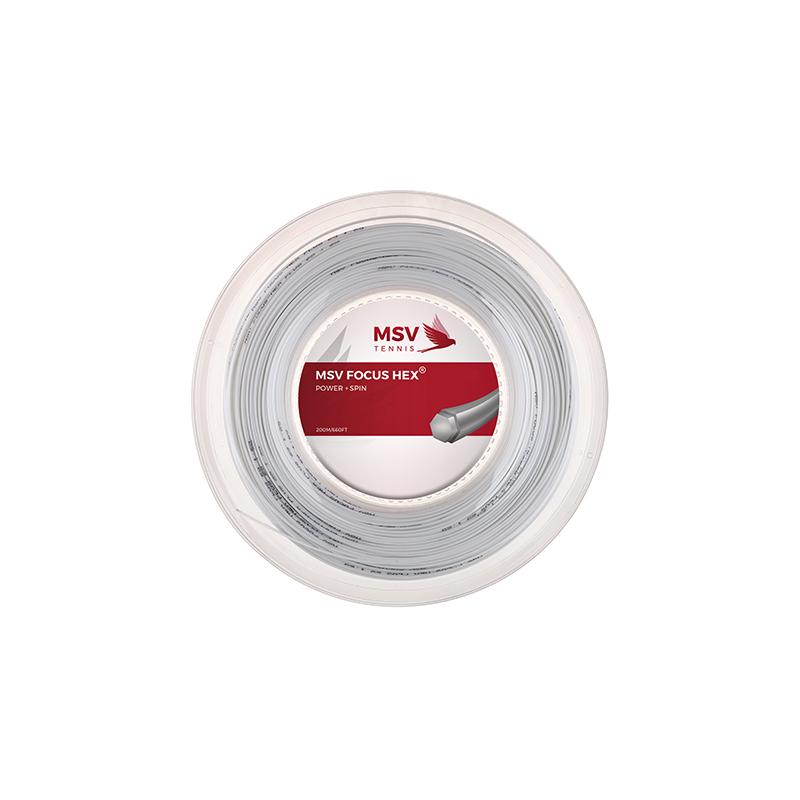 Теннисная струна MSV Focus-Hex Soft 1,20 200 метров White