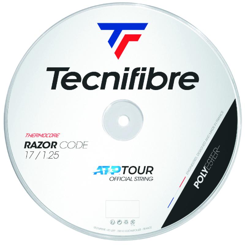 Теннисная струна Tecnifibre Razor Code 1,25 черные  200 метров