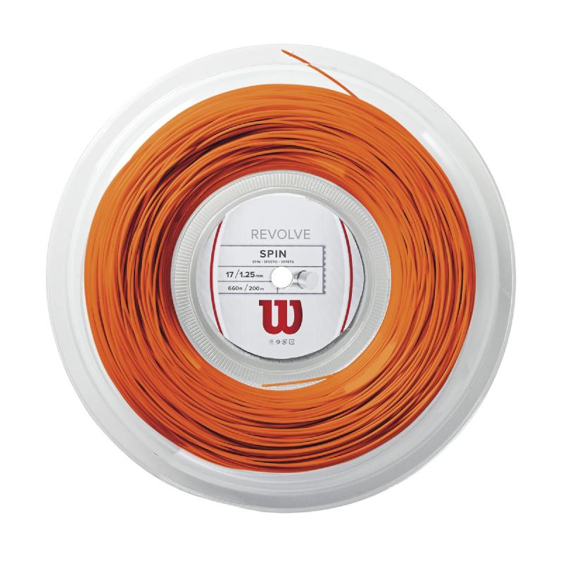 Теннисная струна Wilson Revolve 1,25 Orange 200 метров