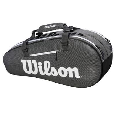 Теннисная сумка Wilson Super Tour 2 Comp Small Серая на 6 ракеток