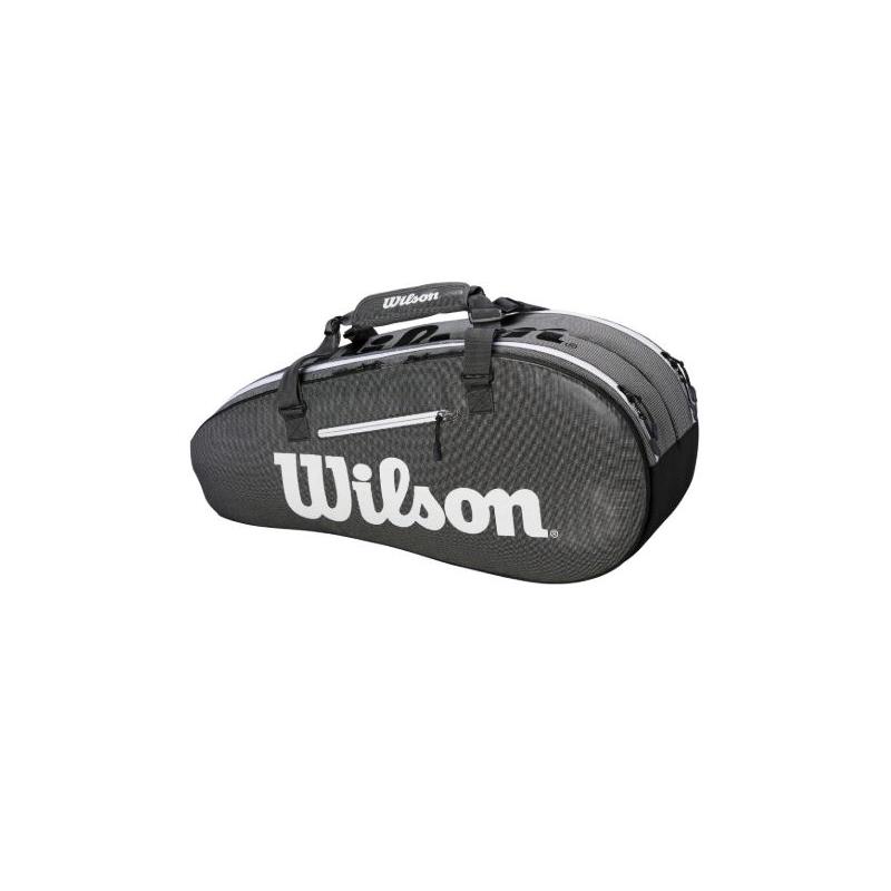 Теннисная сумка Wilson Super Tour 2 Comp Small Серая на 6 ракеток