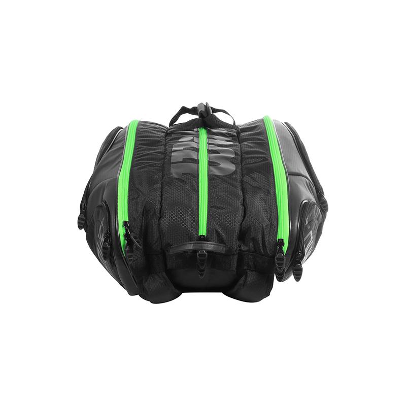 Теннисная сумка Wilson Tour 15 Black/Green Special Edition