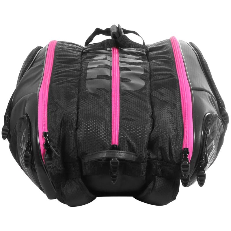 Теннисная сумка Wilson Tour 15 Black/Pink Special Edition