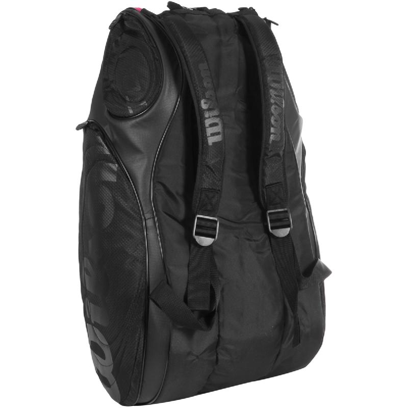 Теннисная сумка Wilson Tour 15 Black/Pink Special Edition