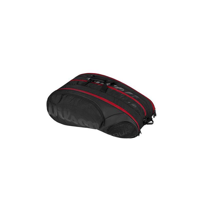 Теннисная сумка Wilson Tour 15 Black/Red Special Edition
