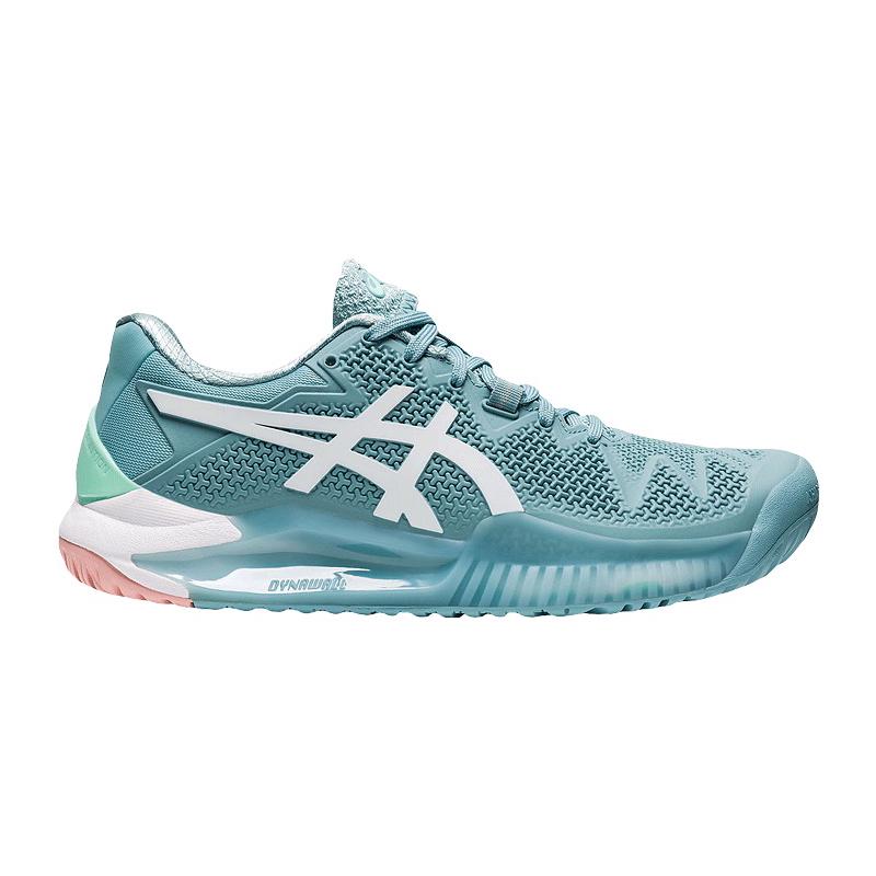 Кроссовки женские Asics Gel-Resolution 8 (Smoke Blue/White)