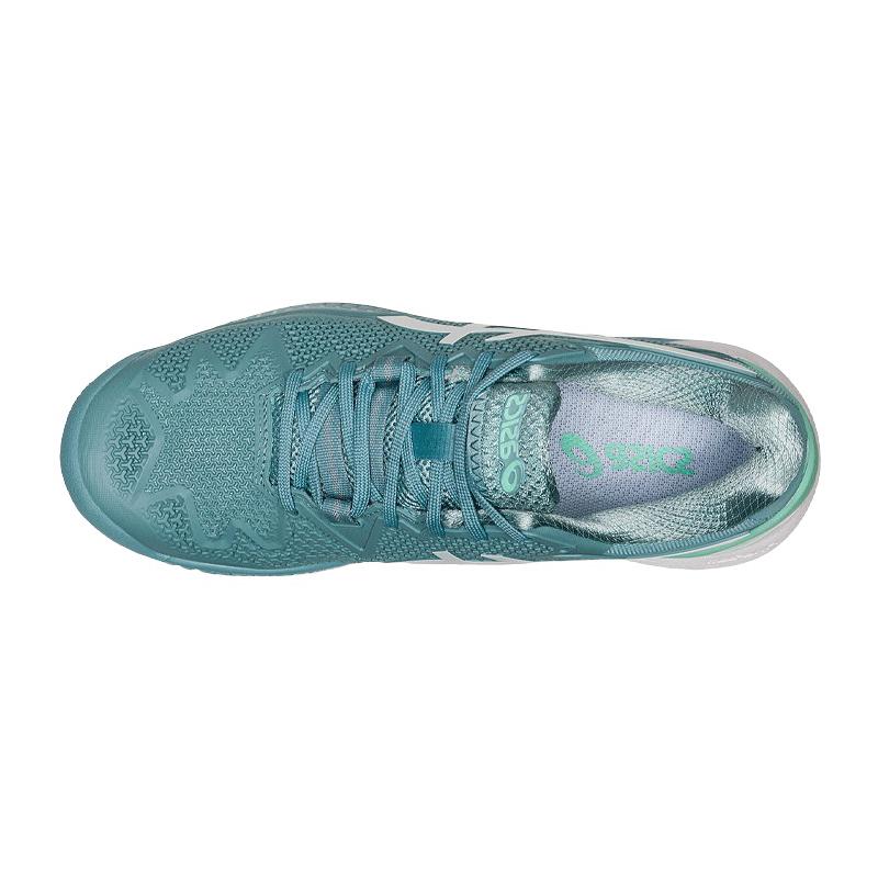 Кроссовки женские Asics Gel-Resolution 8 (Smoke Blue/White)