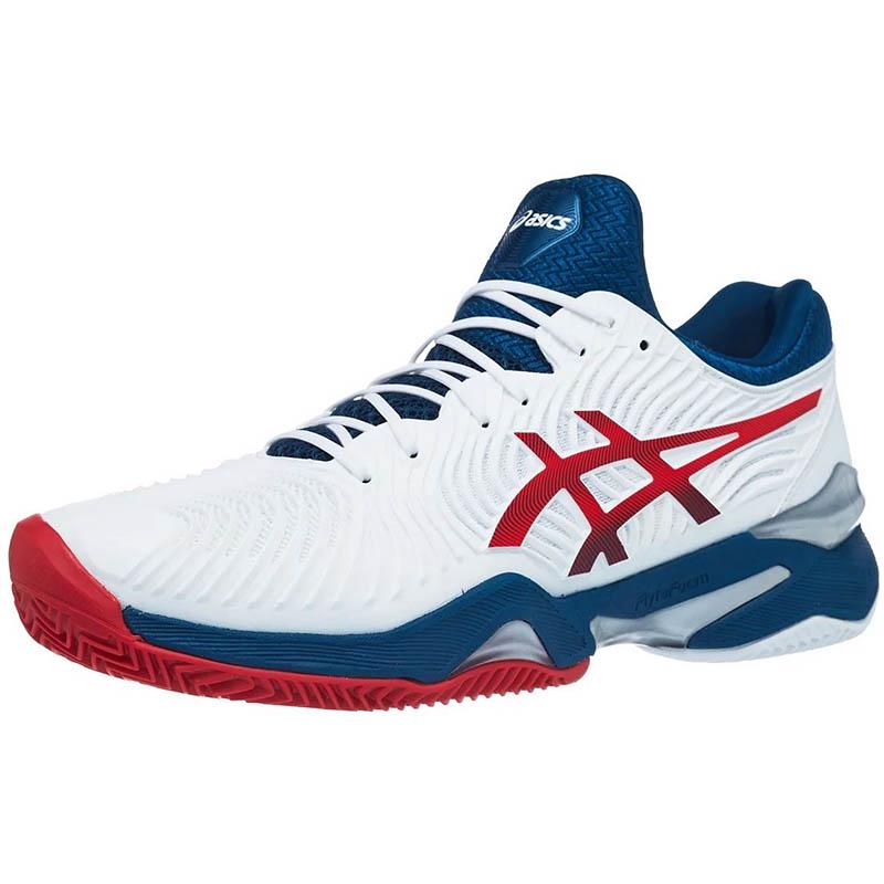 Теннисные кроссовки Asics Court FF 2 Clay White/Mako Blue