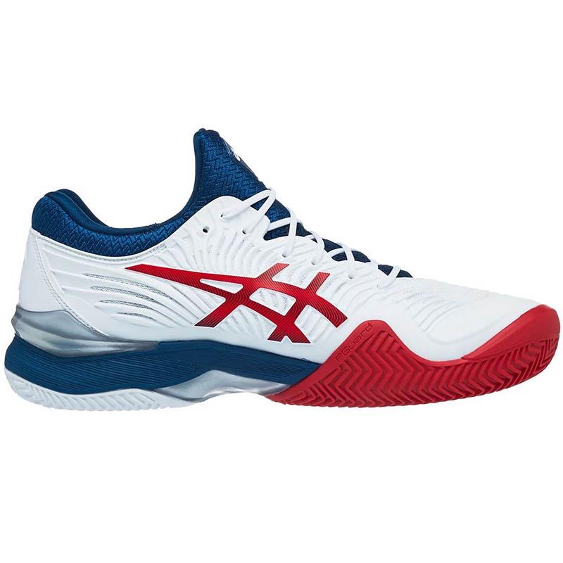 Теннисные кроссовки Asics Court FF 2 Clay White/Mako Blue