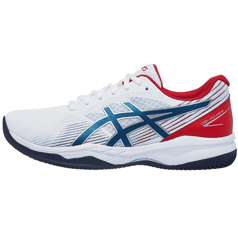 Теннисные кроссовки Asics Gel-Game 8 Clay White/Blue/Red