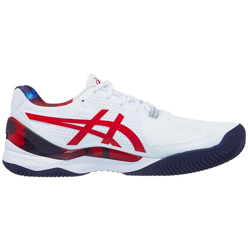 Теннисные кроссовки Asics Gel-Resolution 8 Clay White Limited Edition