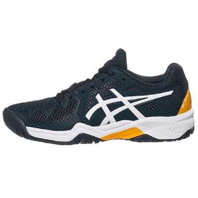 Детские теннисные кроссовки Asics Gel-Resolution 8 French Blue/White