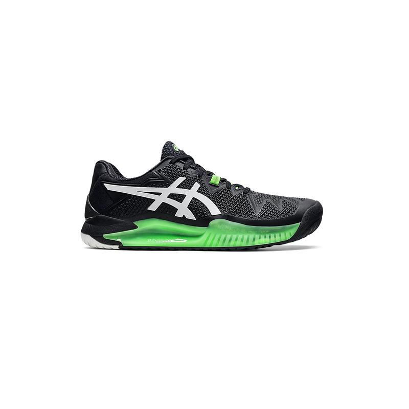 Теннисные кроссовки Asics Gel Resolution 8 Black/Green Gecko