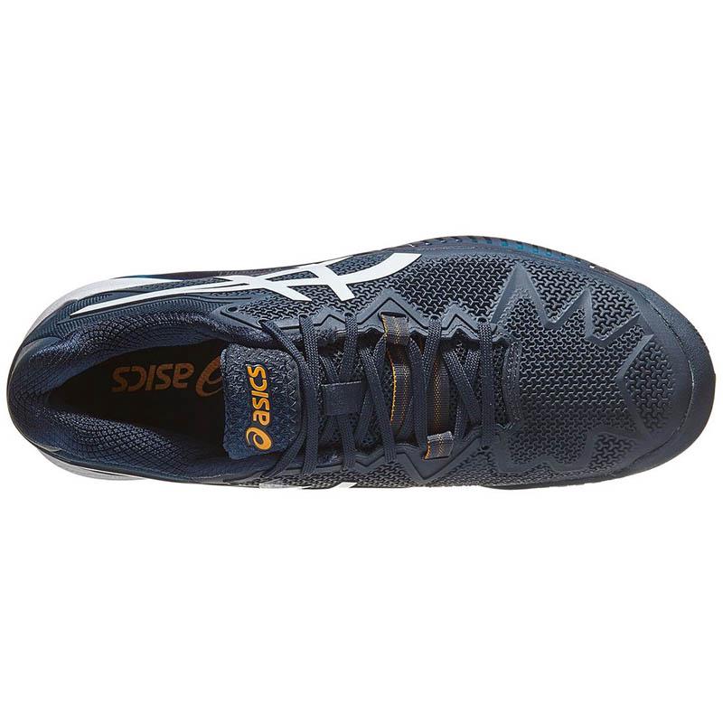 Теннисные кроссовки Asics Gel Resolution 8 French Blue/White
