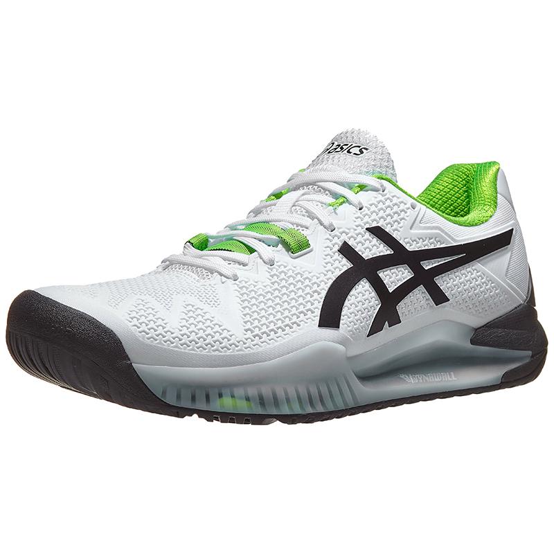 Теннисные кроссовки Asics Gel Resolution 8 White/Black/Green