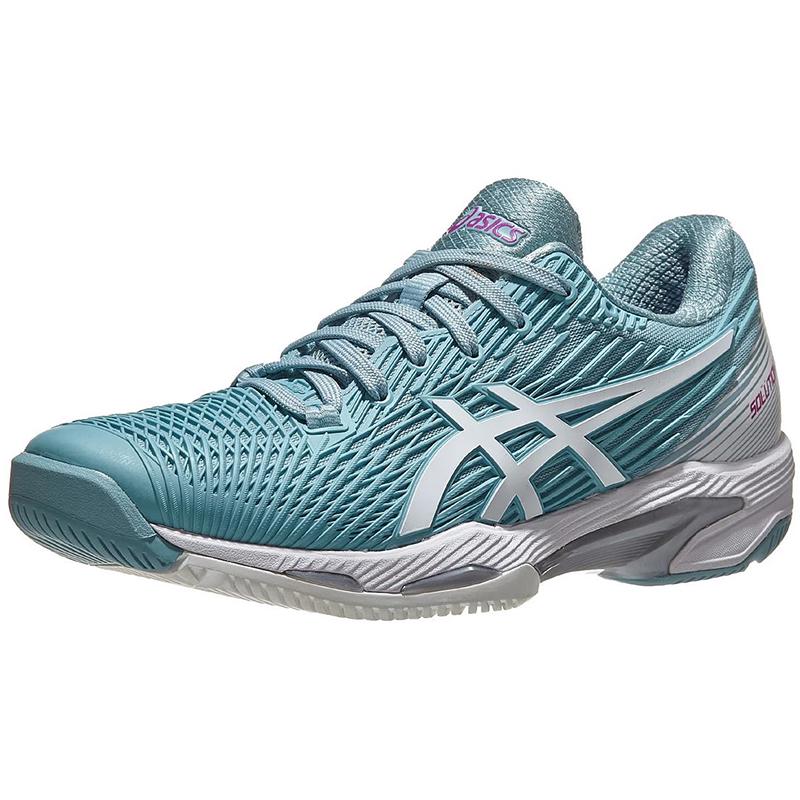 Теннисные кроссовки женские Asics Solution Speed FF 2 Smoke Blue/White